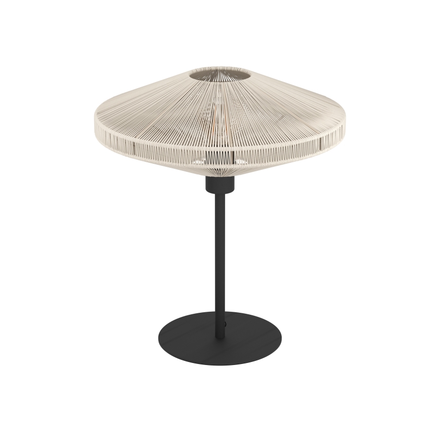 Eglo - Lampe de table 1xE27/40W/230V crème