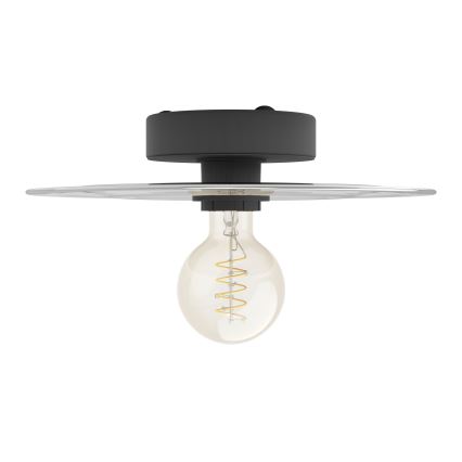 Eglo - Plafondlamp 1xE27/40W/230V grijs