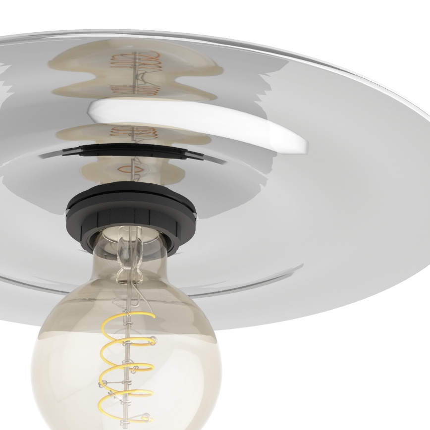 Eglo - Plafondlamp 1xE27/40W/230V grijs