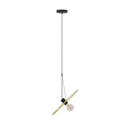 Eglo - Hanglamp aan een koord 1xE27/40W/230V goud