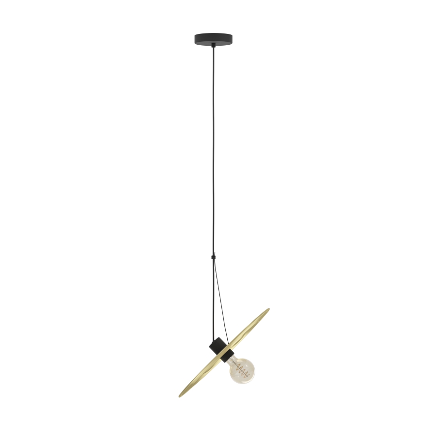 Eglo - Hanglamp aan een koord 1xE27/40W/230V goud