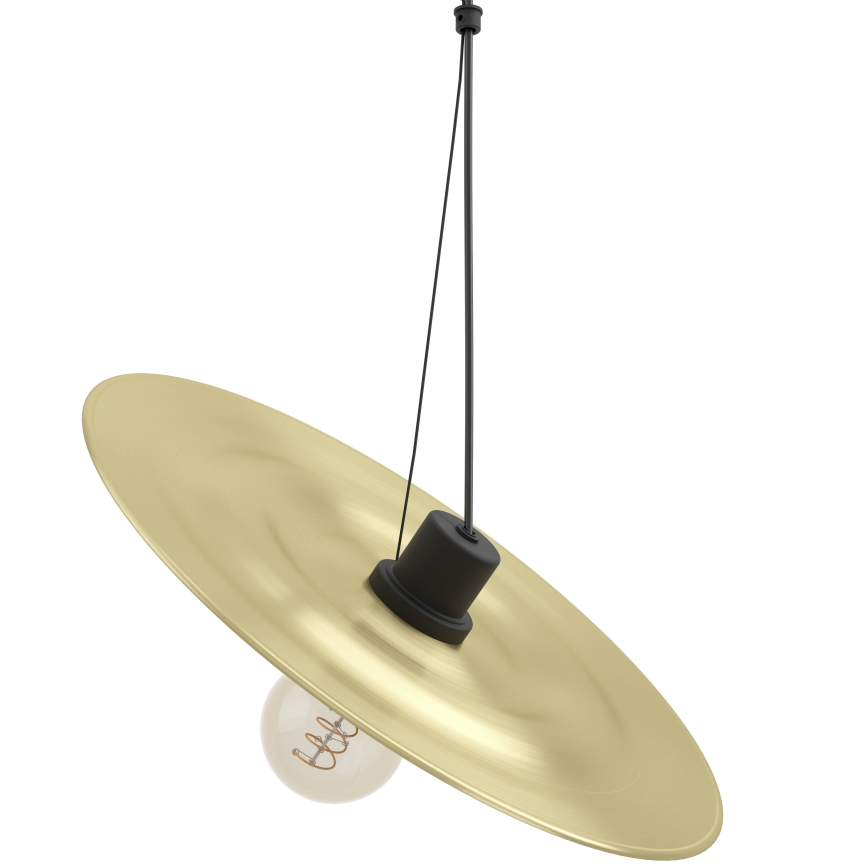 Eglo - Hanglamp aan een koord 1xE27/40W/230V goud