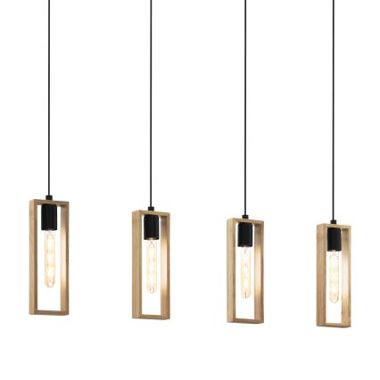 Eglo - Hanglamp aan een koord 4xE27/60W/230V