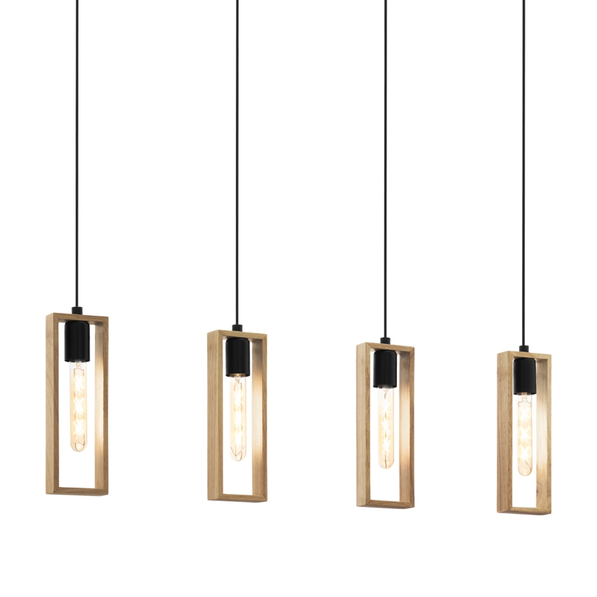 Eglo - Hanglamp aan een koord 4xE27/60W/230V