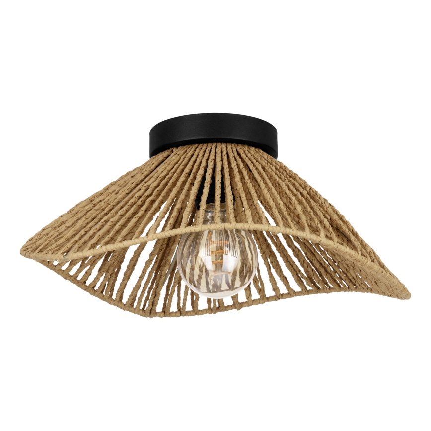 Eglo - Plafondlamp 1xE27/60W/230V bruin