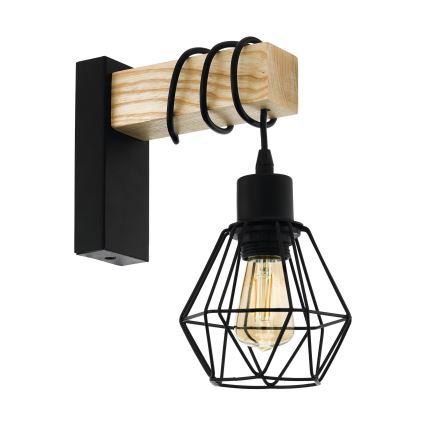Eglo - Wandlamp TOWNSHEND 1xE27/60W/230V
