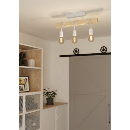 Eglo - Plafonnier TOWNSHEND 3xE27/60W/230V