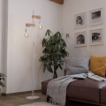 Eglo 44083 - Vloerlamp TOWNSHEND 2xE27/10W/230V wit