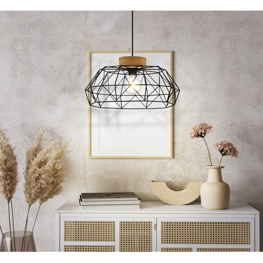 Eglo - Hanglamp aan een koord 1xE27/60W/230V