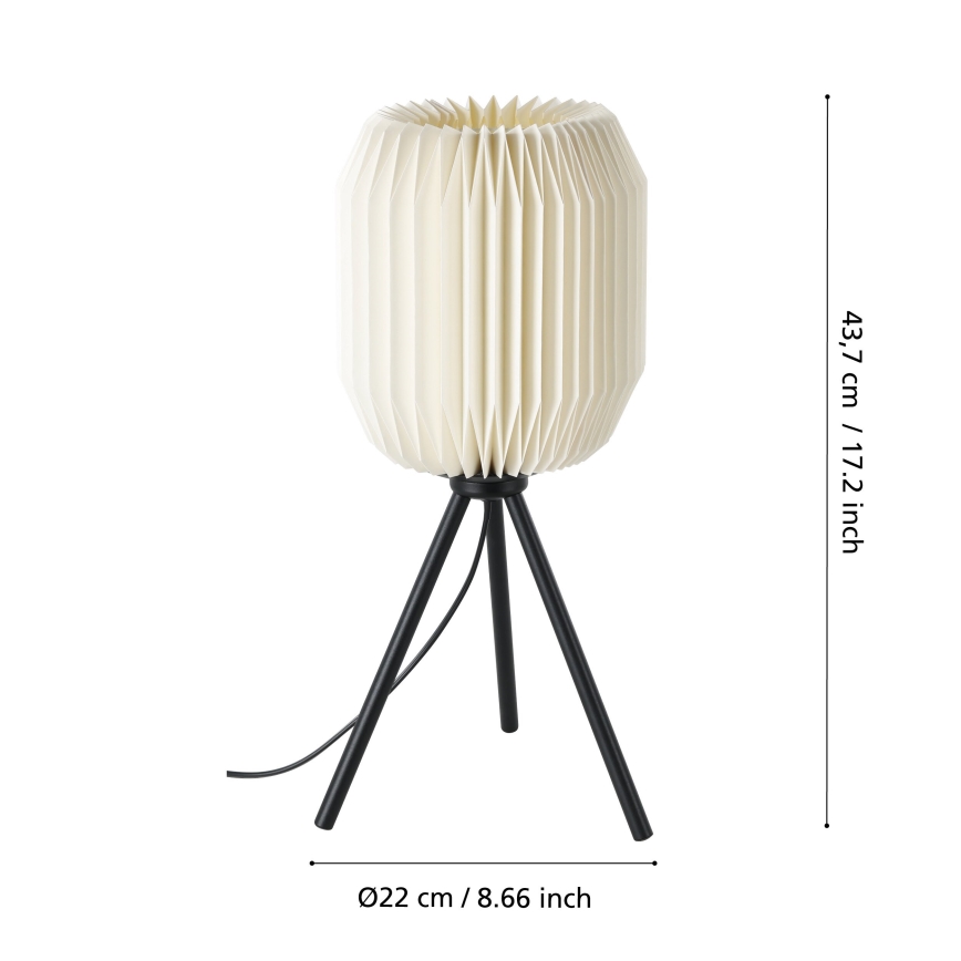 Eglo - Lampe de table 1xE27/40W/230V