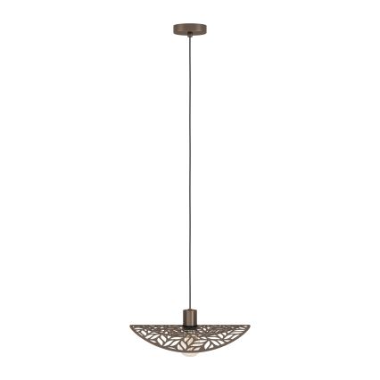 Eglo - Hanglamp aan snoer 1xE27/60W/230V Ø 40 cm bronskleurig