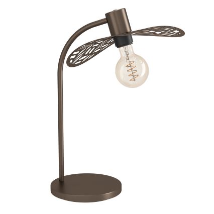 Eglo - Tafellamp 1xE27/60W/230V bronskleurig