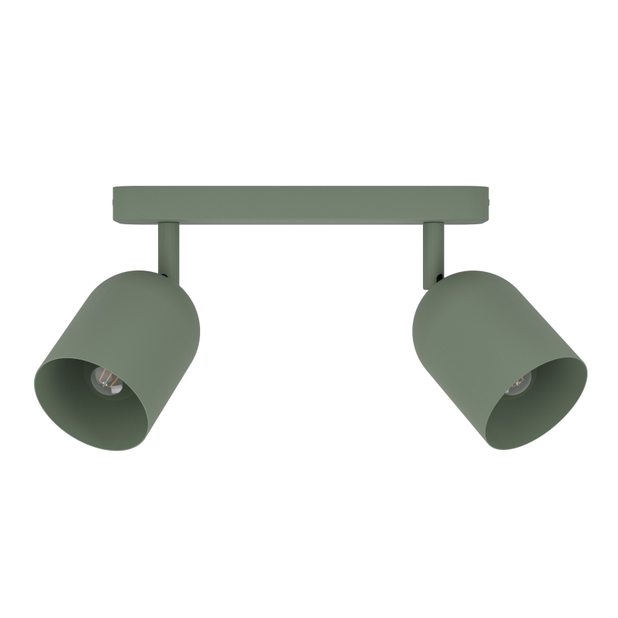 Eglo - Opbouwspot 2xE14/40W/230V groen