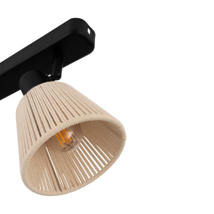 Eglo - Spot 2xE14/40W/230V beige/noir