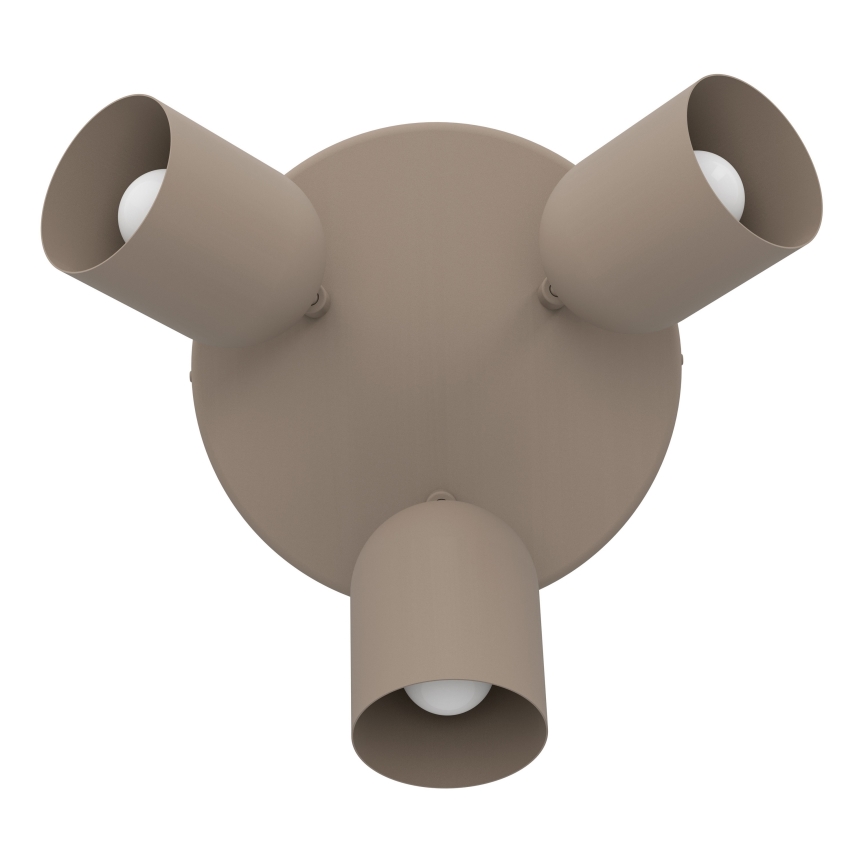 Eglo - Plafondspot 3xE14/40W/230V Ø 25 cm beige