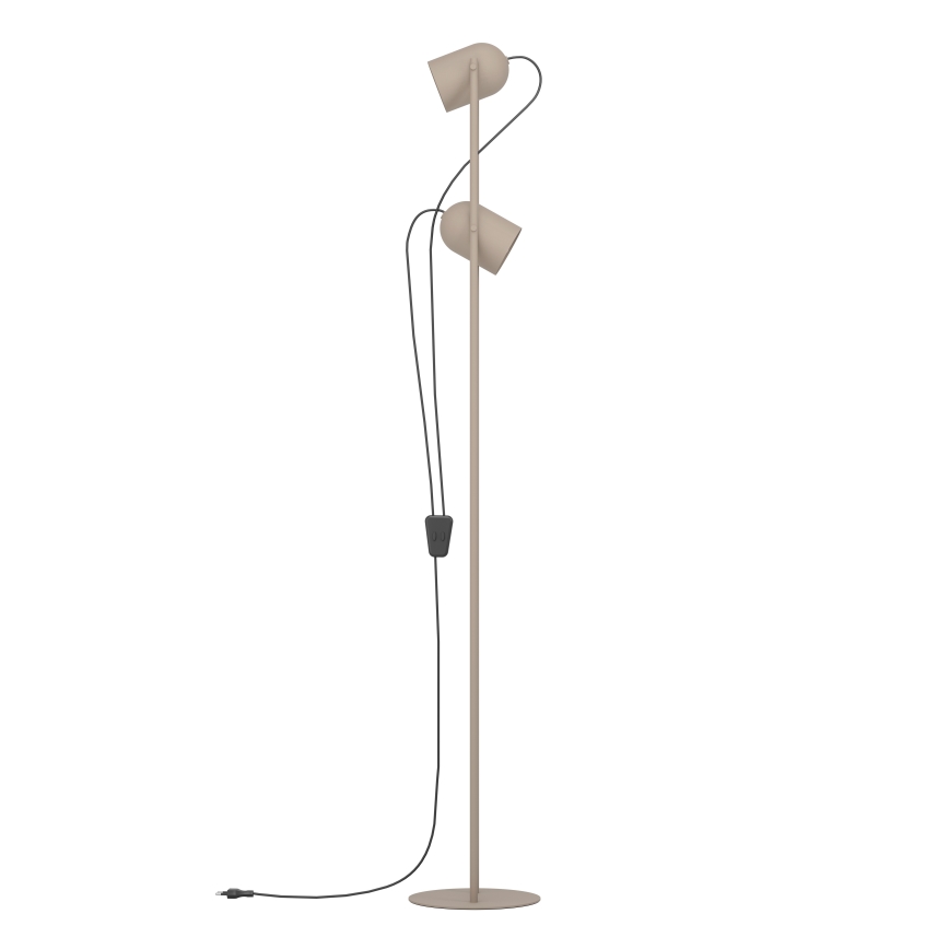 Eglo - Lampadaire 2xE14/8W/230V beige
