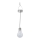 Eglo 48514 - LED Solar hanglamp LED/0,06W/1,2V 150mAh IP44 glanzend chroom