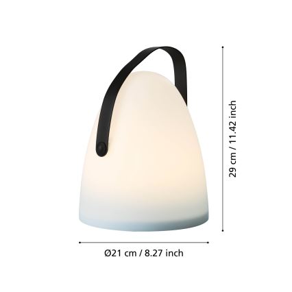 Eglo 48841 - LED Tafellamp voor buiten COLLIRADOS LED/3xAA IP44