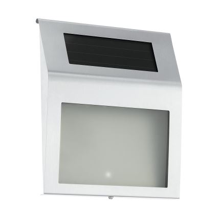 Eglo 48875 - LED Solar verlicht huisnummer LED/1,2W/1,2V 300 mAh IP44 mat chroom