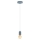 EGLO 49021 - Hanglamp aan koord YORTH-P 1xE27/60W/230V