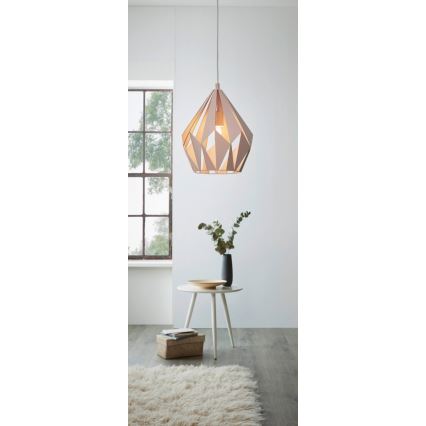 Eglo - Hanglamp aan koord 1xE27/60W/230V