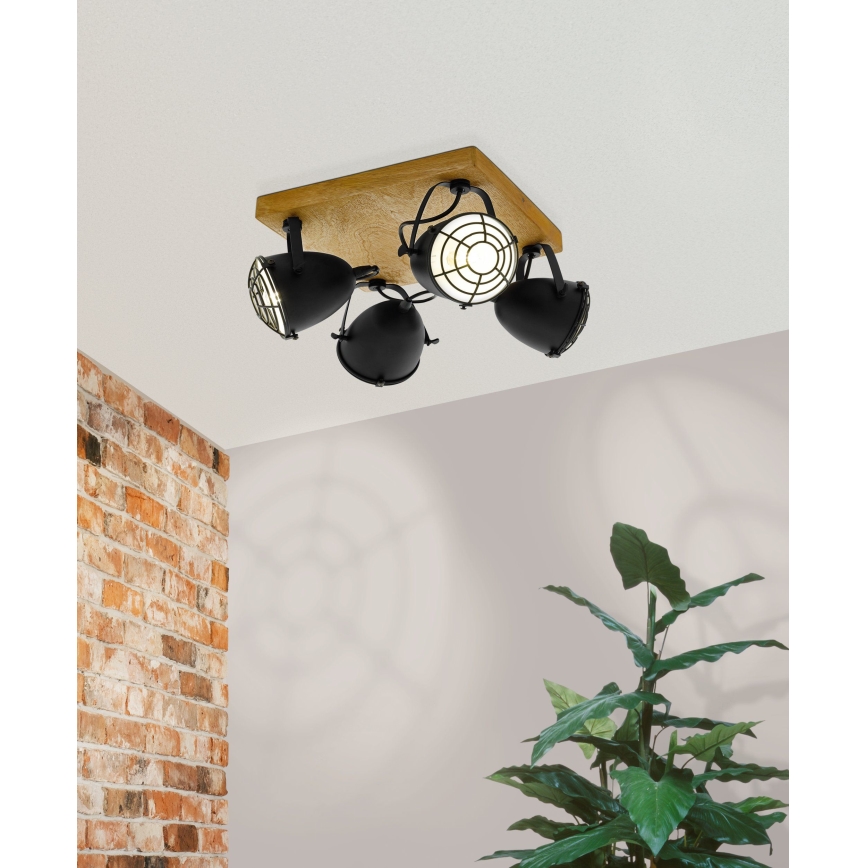 Eglo 49079 - plafondspot GATEBECK 4xE14/40W/230V