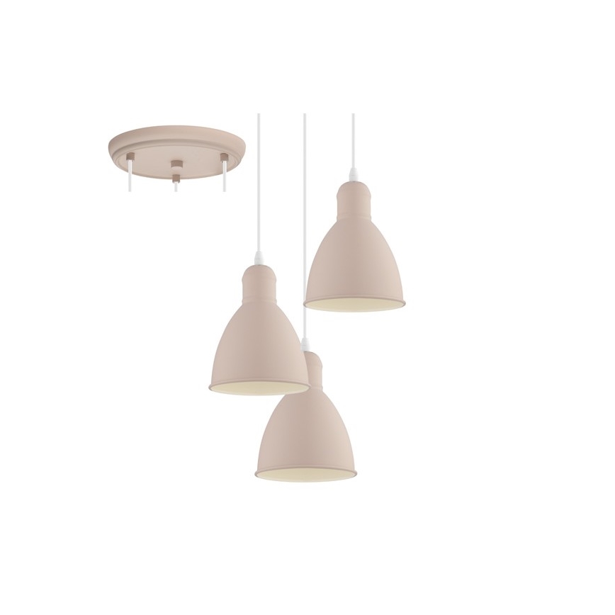 EGLO 49084 - Lustre avec fil PRIDDY-P 3xE27/60W/230V
