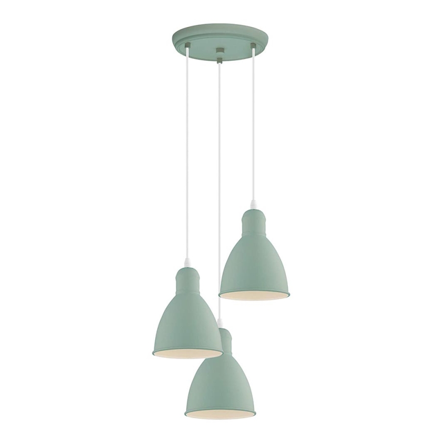 EGLO 49095 - Hanglamp aan koord PRIDDY-P 3xE27/60W/230V