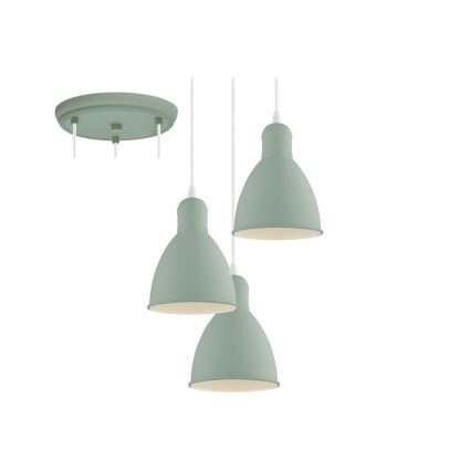 EGLO 49095 - Hanglamp aan koord PRIDDY-P 3xE27/60W/230V