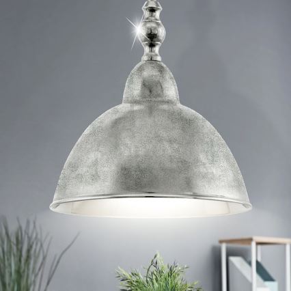 Eglo 49183 - Hanglamp EASINGTON 1xE27/60W/230V