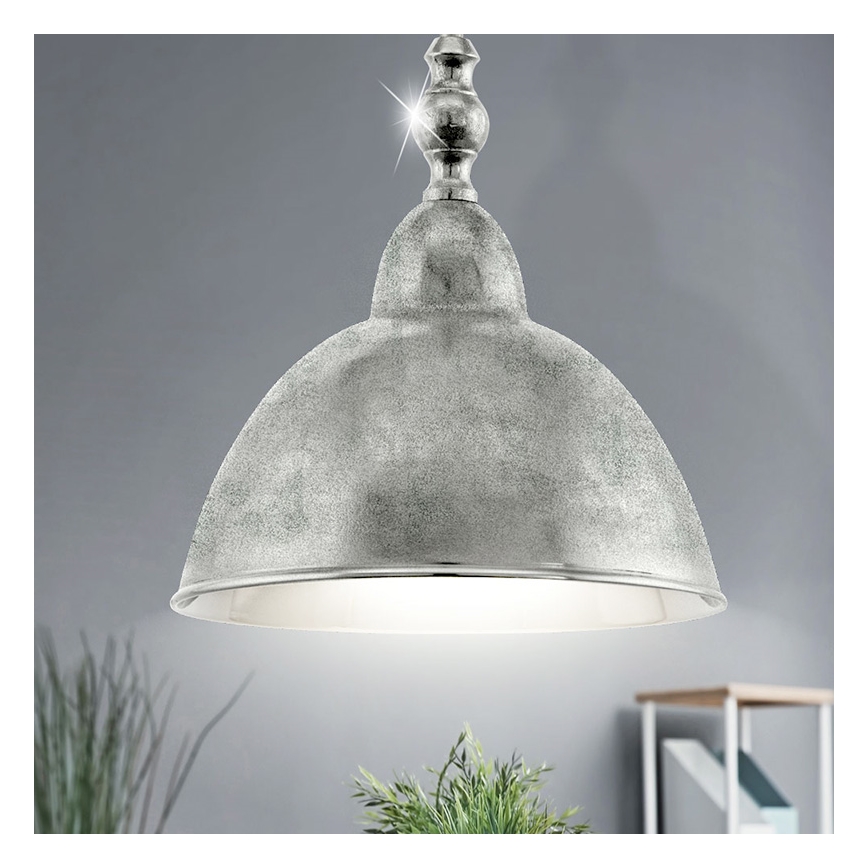 Eglo 49183 - Hanglamp EASINGTON 1xE27/60W/230V
