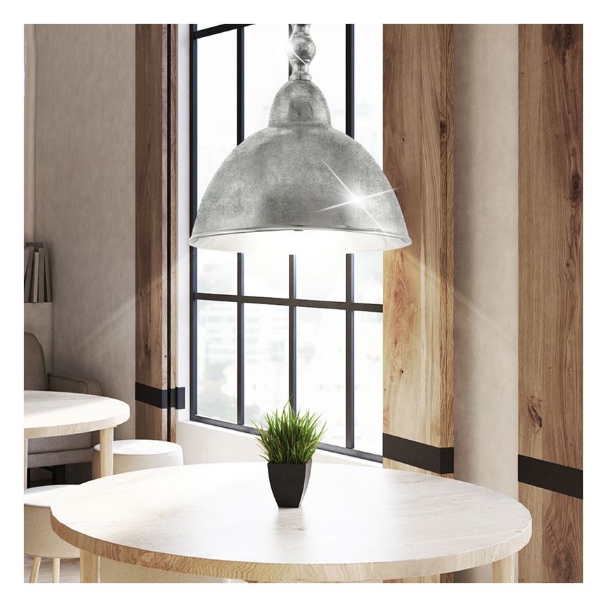 Eglo 49183 - Hanglamp EASINGTON 1xE27/60W/230V