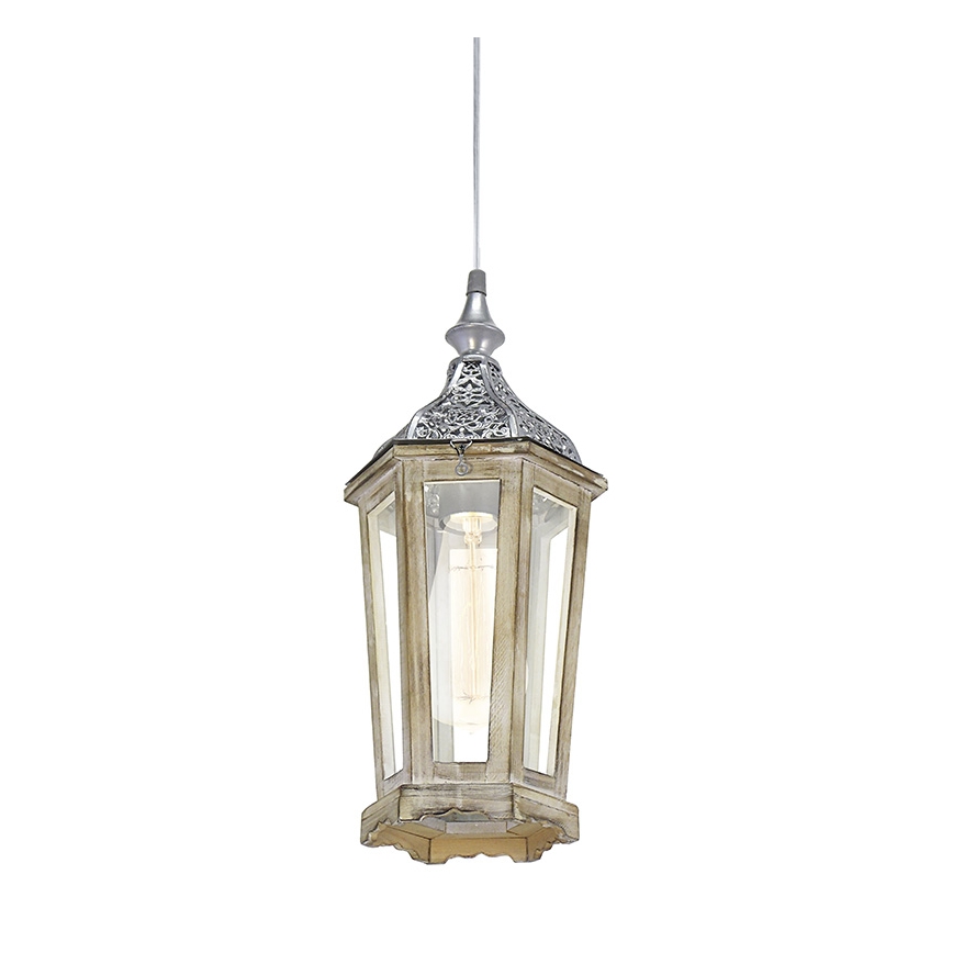 Eglo 49206 - Suspension sur câble KINGHORN 1xE27/42W/230V
