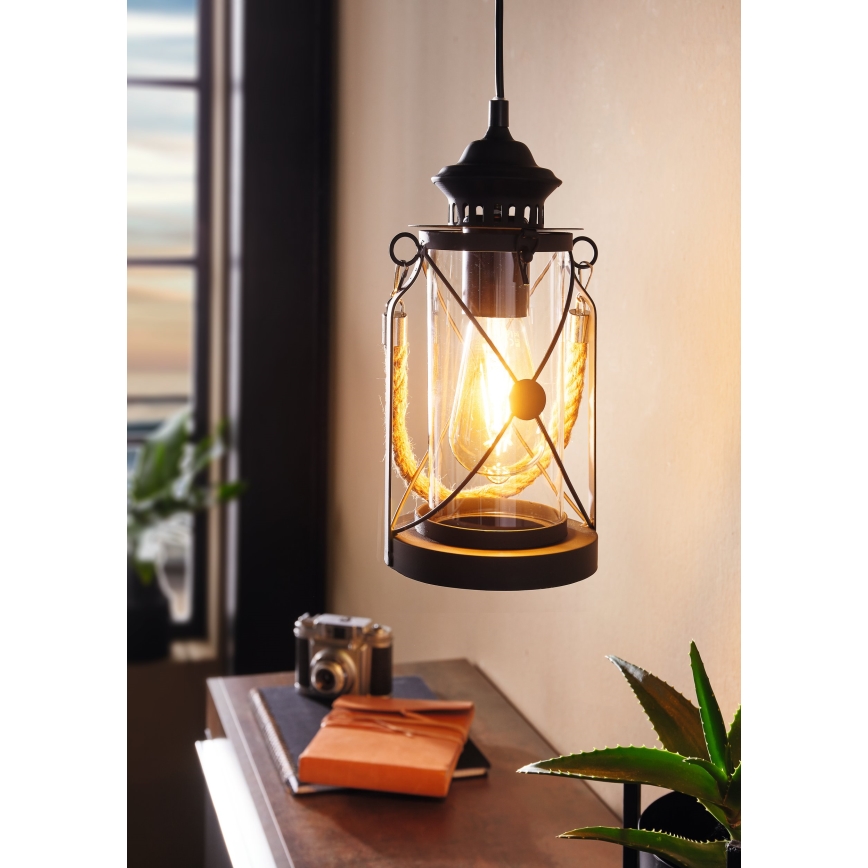 Eglo - Hanglamp 1xE27/60W/230V