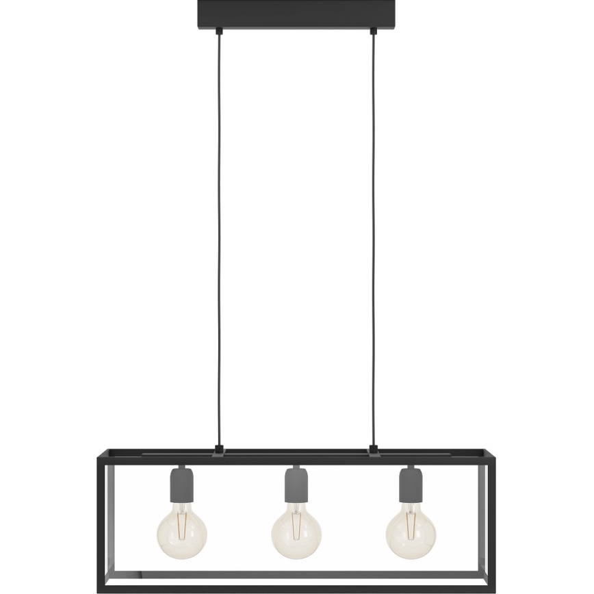 Eglo - Suspension 3xE27/60W/230V