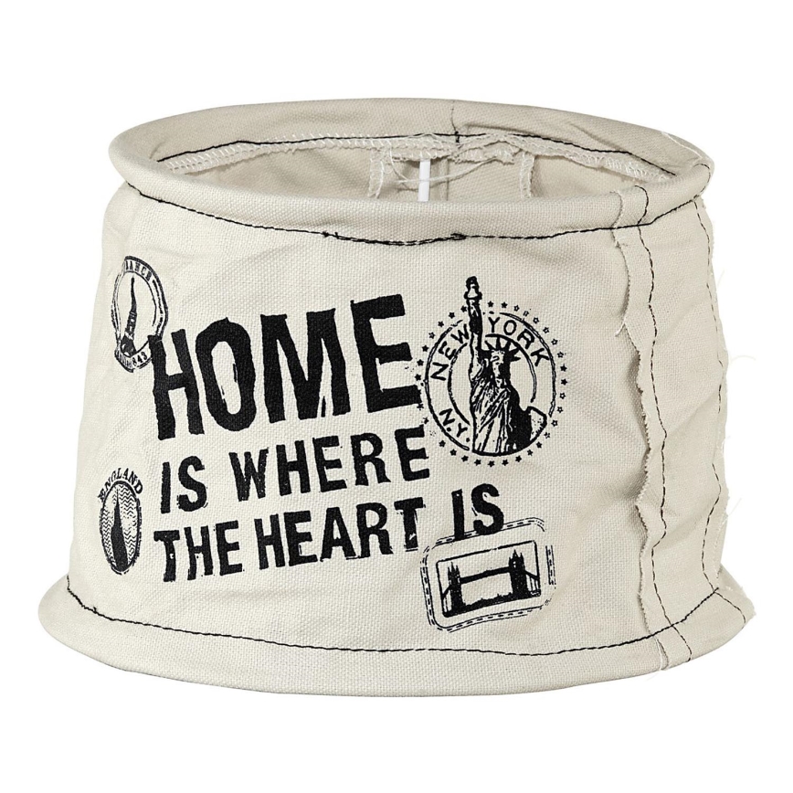 Eglo 49442 - Lampenkap VINTAGE zak home E14 doorsn. 20 cm