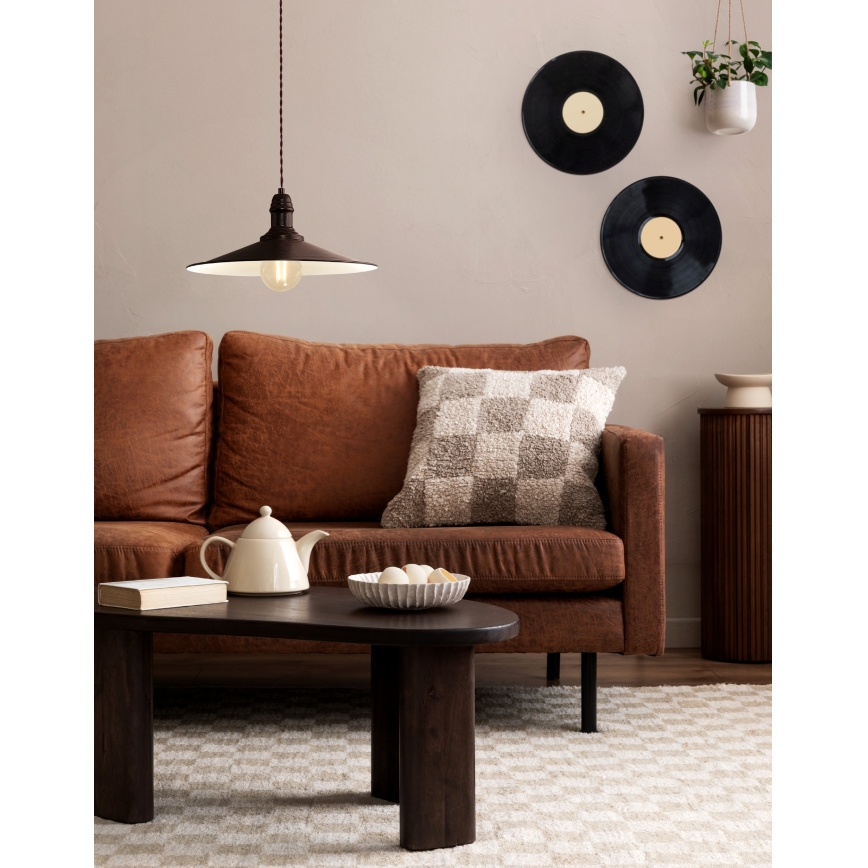 Eglo 49456 - Suspension sur câble STOCKBURY 1xE27/60W/230V Ø 36 cm