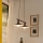 Eglo 49457 - Hanglamp met snoer STOCKBURY 2xE27/60W/230V