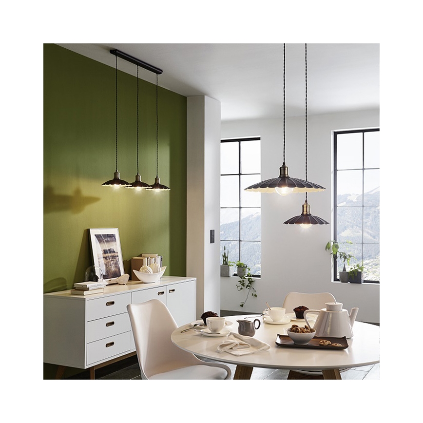 Eglo 49462 - Lustre HEMINGTON 1xE27/60W/230V