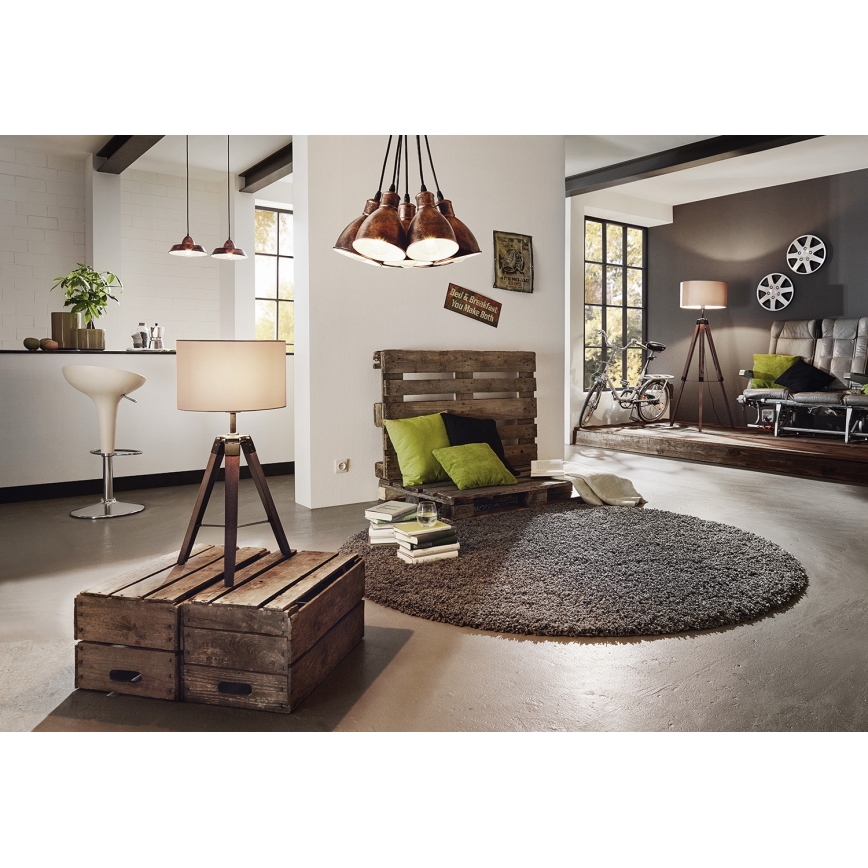 Eglo 49494 - Kroonluchter PRIDDY 1 7xE27/60W/230V