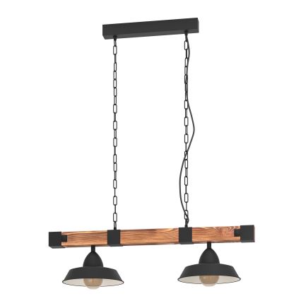 Eglo - Hanglamp aan ketting 2xE27/60W/230V