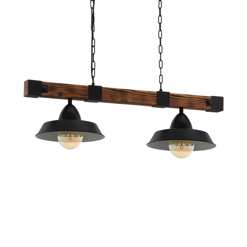 Eglo - Hanglamp aan ketting 2xE27/60W/230V