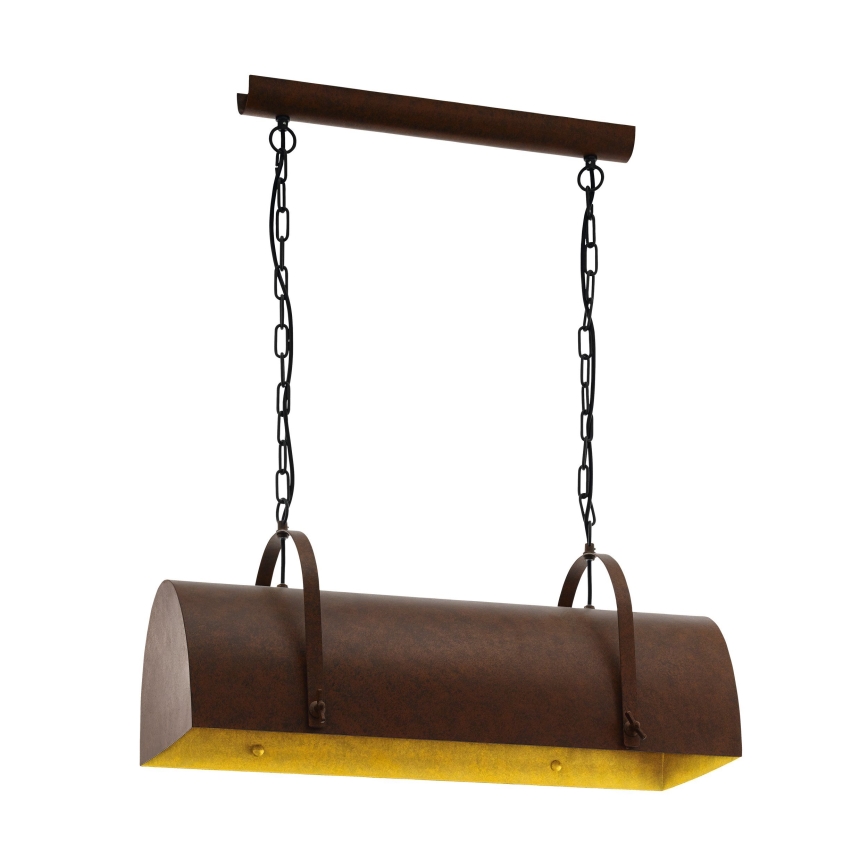 Eglo 49687 - Hanglamp aan ketting DEERHURST 2xE27/60W/230V