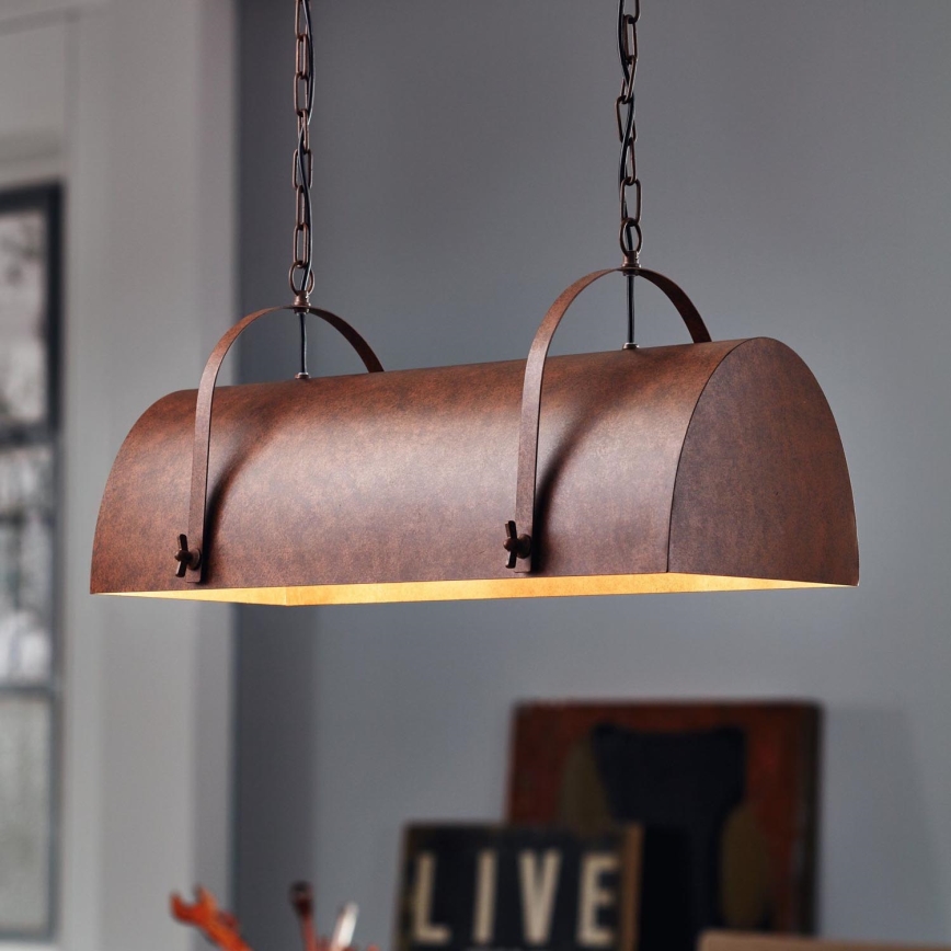 Eglo 49687 - Lustre avec chaîne DEERHURST 2xE27/60W/230V