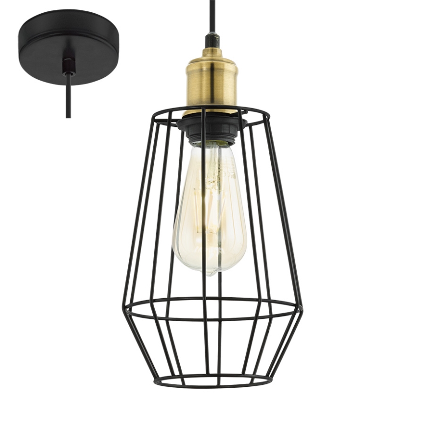 Eglo 49791 - Hanglamp DENHAM 1xE27/60W