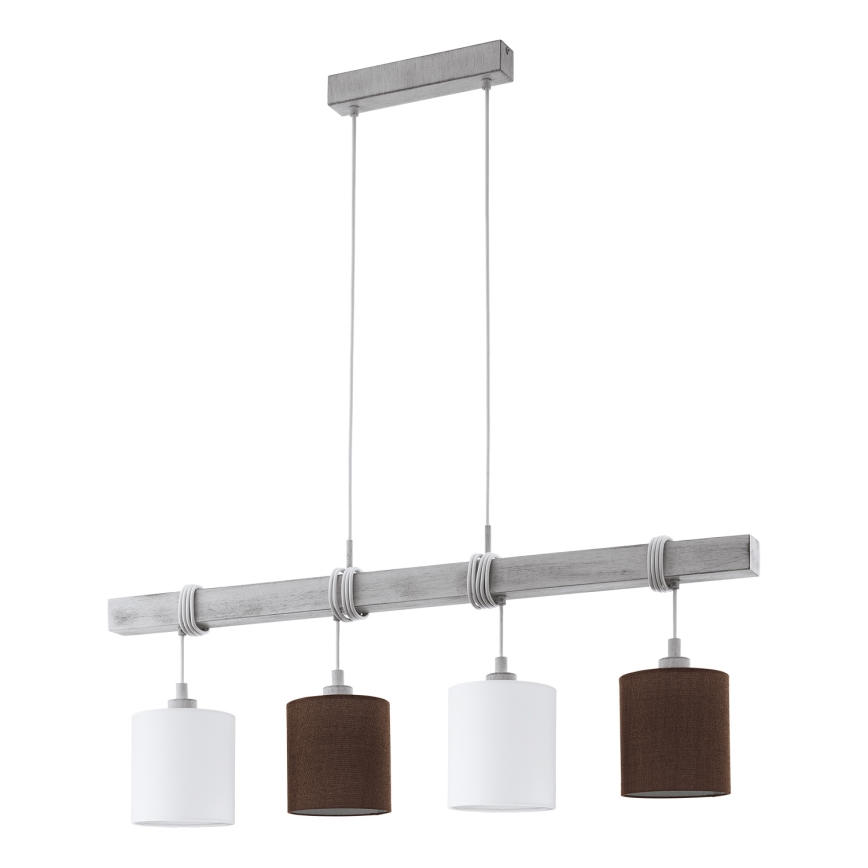 Eglo - Hanglamp aan koord TOWNSHEND 4xE27/60W/230V