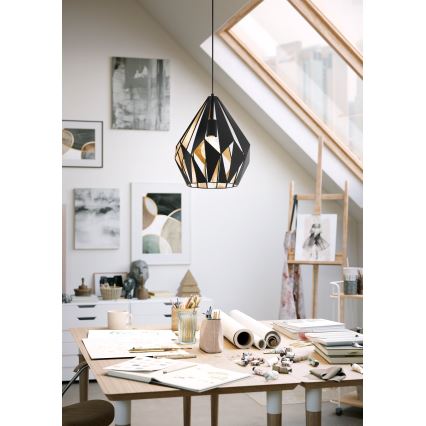 Eglo - Hanglamp 1xE27/60W/230V