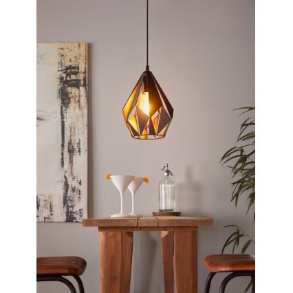 Eglo - Hanglamp aan koord 1xE27/60W/230V