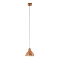 Eglo 54513 - LED-hanglamp aan kabel 1xE27/6W/230V koperkleurig
