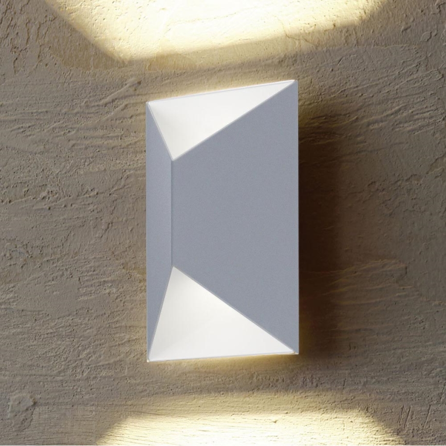 Eglo 54603 - Applique murale LED extérieur PREDAZZO 2xLED/2,5W/230V IP44